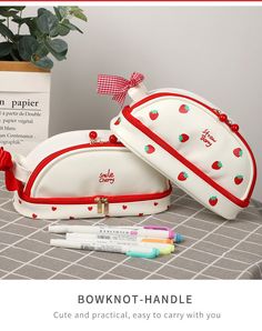 Brand Name: Lkblock?Origin: CN(Origin)Novelty: YesType: Pencil BagAge: >6 YEARS OLDMaterial: LeatherModel Number: 1005002532085648Use: Schools & OfficesSize: OtherType: Pencil Bag? Glowup Ideas, Strawberry Love, Kawaii Strawberry, Stationery School Supplies, Stationery School, Pencil Bag, Kawaii Stationery, Pencil Bags, Pencil Cases