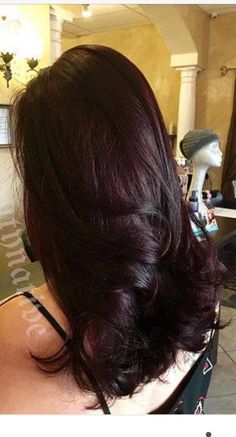 Bold Red Hair, Black Cherry Hair, Cherry Hair Colors, Cherry Red Hair