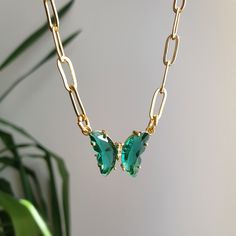 Handmade Crystal Green Butterly Necklace Made with love in İstanbul.. Delivery time max 10 days.. Bohemian Chain Jewelry For Gifts, Bohemian Chain Jewelry As Gift, Green Beaded Chain Necklace For Gift, Bohemian Charm Necklaces With Adjustable Chain For Gift, Bohemian Charm Necklace With Adjustable Chain As Gift, Green Charm Necklace With Delicate Chain, Green Delicate Chain Charm Necklace, Bohemian Butterfly Charm Jewelry For Gift, Green Charm Necklaces With Chain As A Gift