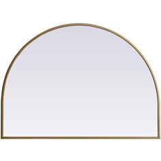 an arch shaped mirror on a white background