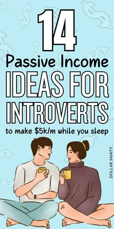 Want to earn money without constant social interaction? These passive income ideas are perfect for introverts looking to make money while you sleep. From creating digital products, investing in stocks, and renting out property, to affiliate marketing and selling online courses, these passive income ideas allow you to generate income with minimal direct involvement. These passive income ideas for introverts let your money work for you, helping you build financial freedom without stepping out of your comfort zone. How To Invest For Passive Income, Real Passive Income, Online Income Extra Money, Invest Money To Make Money, Streams Of Income Ideas, Side Income Ideas, Extra Money Jobs, Passive Income Sources, Passive Income Ideas For Beginners