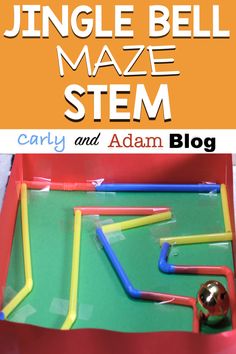 Build a Jingle Bell Maze STEM Activity Christmas Stem Activities, Stem Activities Kindergarten, Winter Stem, Kids Stem Activities, Holiday Stem, Kindergarten Stem, Elementary Stem Activities, Steam Challenges, Stem Elementary