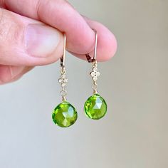 This Dangle & Drop Earrings item by YaniaJewelryNYC has 326 favorites from Etsy shoppers. Ships from Cape Coral, FL. Listed on Jan 16, 2023 Elegant Lime Green Dangle Earrings, Green Peridot Teardrop Earrings, Green Faceted Teardrop Earrings, Dainty Green Teardrop Earrings, Peridot Drop Earrings For May Birthstone, Green Briolette Jewelry With Ear Wire, Green Briolette Earrings For Gifts, Green Briolette Earrings For Pierced Ears, May Birthstone Drop Earrings