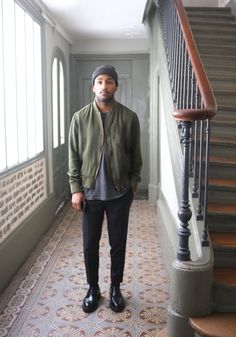 Monochrome and High End Streetwear - Album on Imgur Beanie Outfit, Burberry Coat, Slouchy Beanie, 가을 패션, Men Looks