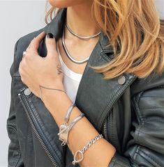 "Flat shiny stainless steel snake chain choker, silver herringbone chunky necklace, dark silver chain choker, simple choker, fashion collar Welcome to my shop! ✈️ DHL EXPRESS SHIPPING AVAILABLE, 1-3 BUSINESS DAYS DELIVERY! ✔️ PLEASE MAKE SURE TO SELECT IT, RIGHT BEFORE YOUR PURCHASE! ❗️ ❗️ DON'T FORGET TO ADD YOUR CELL # AT THE \"NOTE TO SELLER\" SECTION IF YOU CHOOSE DHL! BY FILLING YOUR CELL NUMBER YOU EARN THE BENEFIT TO CHOOSE BETWEEN 6 DIFFERENT DELIVERY OPTIONS! INSTRUCTIONS WILL BE SENT T Sleek Silver Jewelry For Party, Adjustable Herringbone Snake Chain Necklace, Metal Snake Chain Choker, Trendy Herringbone Necklace For Everyday, Snake Chain Necklace Choker For Gift, Snake Chain Choker Necklace Perfect For Gifts, Modern Snake Chain Necklace, Minimalist Metal Herringbone Necklace, Trendy Metal Snake Chain Necklace As Gift