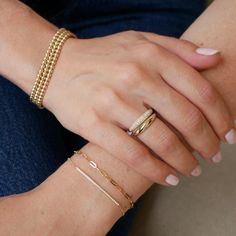 Bold is the way to go. Stacked or separate, these beautiful rings will do the talking for you.The Dome Duo Gift Set includes: The Gold Dome Ring: Keep it simple while making a statement in our 14k gold dome ring. The Diamond Dome Ring: With pavé diamonds and 14k gold, this dome ring takes style to new heights. $2,300 value which means you save 15% and a whole bunch of time since we did the styling for you. There’s something to be said about a solo moment, but we believe style should be stacked. Everyday Yellow Gold Dome Ring Stamped 14k, 14k Gold Dome Ring Fine Jewelry For Anniversary, Stackable Dome Ring For Formal Occasions, Polished Yellow Gold Double Band Jewelry, Classic Stackable 14k Gold Dome Ring, Classic 14k Gold Stackable Dome Ring, Heirloom 14k Gold Dome Ring For Everyday, 14k Gold Dome Ring With Diamond Cut For Anniversary, Classic Diamond Dome Ring For Everyday