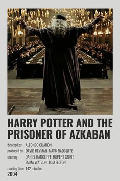 the poster for harry potter and the prisoner of azkaban, which features an image of