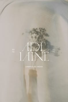 an advertisement for the ad line featuring a tree