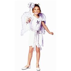 Accessories is one of the world s largest manufacturers and suppliers of costumes accessories seasonal decor and supplies in the costume industry. The attention to detail and quality of material used in manufacturing each product make this beautiful line even more attractive. The line of the product is designed by skilled and experienced costume designers and is then manufactured by a team of leading professional tailors. Swan Angel Costume - Dress Only Size - Child-Large Includes - Dress With Sash Other items not included Christmas Angel Costume, Angel Costume Dress, Kids Angel Costume, Pretty White Dresses, Birthday Party Accessories, Cartoon Costumes, Black Tees, Costumes For Teens, Angel Costume