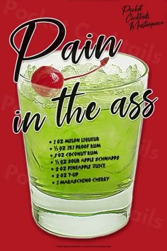 Pocket Cocktails, Pop Cocktails, Mix Drinks, Cocktail Poster