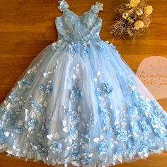 Mini 15 Dress Sky Blue Brand New Blue Sweet Sixteen, Sweet Sixteen Dress, Bat Mitzvah Dresses, Mitzvah Dresses, Colorful Dresses Formal, Sweet Sixteen, Bat Mitzvah, My Dream Wedding, 15 Dresses