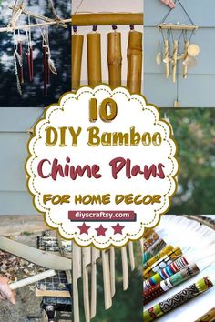 diy bamboo chime plans for home decor