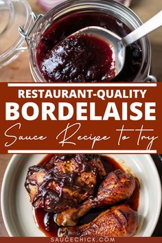 Bordelaise sauce recipe Bordelaise Sauce Recipe, Recipe For Steak, Wine Steak, Bordelaise Sauce, Grilled Steaks, Steak Dinners, French Sauces, Cream Sauce Recipes, Low Carb Sauces