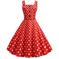 Brand New Women's 1950s Vintage Cocktail Dress Polkadots Halter Retro Vintage Rockabilly Swing Dress Comfortable And Beautiful High Waist Swing A-Line Dress Hidden Side Zipper 95% Cotton + 5% Spandex Matched A Underskirt Or Petticoat Will Be More Pretty Measures In Inches You Have Any Questions Let Me Know....Offers Are Accepted And Bundle Are Accepted To Reduce Shipping Cost Size. Small Bust 29/34 Waist 28/30 Length 41..Medium Bust 30/36 Waist 30/32 Length 41 Size Large Bust 32/38 Waist 30/34 L 1950s Style Sleeveless Dress For Retro-themed Events, Sleeveless Rockabilly Dresses For Vintage Fashion, Summer Sleeveless Rockabilly Dress, 1950s Style Polka Dot Sleeveless Dress, 1950s Style Sleeveless Polka Dot Dress, Rockabilly Sleeveless Polka Dot Dress, Sleeveless Retro Vintage Dress, Red Fitted Sleeveless Vintage Dress, Polka Dot Sleeveless Pinup Dress