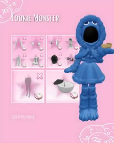 #dresstoimpress #cookiemonster Roach Dti Outfit, Dress To Impress Cookie Monster, 2000s Roblox Outfits, Elmo Dress To Impress, Cookie Monster Dress To Impress, It Girl Roblox Game, Cute Dti Outfits, Cookie Monster Outfit, Dti Outfit Hacks