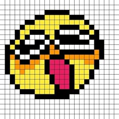 an image of a dog made out of squares