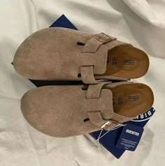 New In Box Brand New, Never Worn Out, Comes With Original Box And Dust Bag, Smoke-Free, Pet-Free Home, Birkin Stocks Clogs, Birks Clogs, Birk Clogs, Birkenstocks Clogs, Mission Fits, Birkenstock Boston Soft Footbed, Clog Outfit, Boston Soft Footbed, Wishlist Shoes