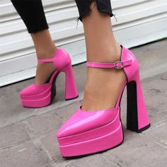 As low as US$47.00 Shoes Block Heels, Dressy Shoes, Platform Heels Chunky, Heels Sandals, Block Heels Sandal, Chunky Heel, Chunky Heels, High Heel, Block Heels