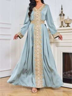 Women Elegant Dresses, Fashionable High-end Embroidered Lace Robe Dress Blessed Mother Mary, Applique Wedding Dress, Evening Dresses Short, Fashion Muslim, Muslim Fashion Dress, Wedding Dresses For Sale, Princess Wedding Dresses, Dress Xl, Long Wedding Dresses