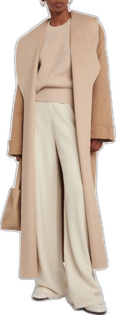 Elegant Wide-leg Cashmere Pants, Elegant Cashmere Wide-leg Pants, Cashmere Wide-leg Work Pants, Wide Leg Beige Wool Pants, Beige Wide Leg Wool Pants, Beige Cashmere Bottoms For Loungewear, Chic Beige Wool Pants, Elegant Wool Wide Leg Pants For Winter, Beige Wool Wide Leg Pants