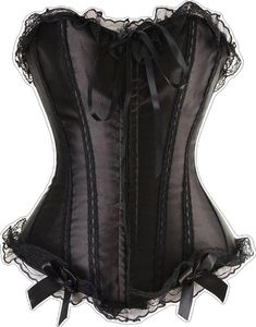 Black Corset Belt For Cosplay, Black Corset Belt For Cosplay With Corset Back, Black Underbust Corset Dress, Strapless Corset Back Dress For Halloween, Gothic Lace Corset For Cosplay, Black Lace Overbust Corset, Black Satin Corset With Corset Back, Black Costume Corset With Corset Back, Gothic Strapless Corset For Halloween