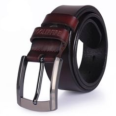 Portrait of a picture displaying Classic Business Leather Belt product. Male Jeans, Belt Luxury, Belts Men, Leather Belt Buckle, Glasses Strap, Mens Fashion Style, Men Belts, Men With Street Style, Belt Men