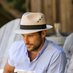 Stay cool and protected while in the sun with the CAIN HAT. Featuring UPF 50+ U.V. Sun protection, and an elastic fit band for a comfortable fit, this hat keeps you safe and looking great. It also features a stylish decorative leather band and Palm Leaf Collection design, to add a touch of style. Casual Fitted Fedora Sun Hat, Casual Adjustable Hat With Uv Protection, Fitted Flat Bill Panama Hat For Summer, Fitted Flat Bill Hats For Summer, Adjustable Fit Flat Bill Summer Hats, Fitted Flat Bill Hat For Summer, White Summer Fedora For Outdoor, Fitted Fedora Sun Hat With Upf 50+, Fitted Fedora With Short Brim For Outdoor