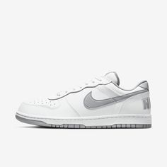 The Nike Big Low delivers a sleek look with leather on the upper and stitched-down overlays. Shoe Heels, White Nike Shoes, White Nike, Shoes White, Sleek Look, Nike Shoes, Nike Air, Men's Shoes, Shoes Heels