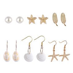 PRICES MAY VARY. 🦪 Summer Seashell Earrings 🦪 Shell earrings set will definitely make a statement which are simple, delicate and very comfortable to wear due to their lightness. If you love vacation and the beach these earrings bulk are perfect for you. These beach earrings are easily fit lots of styles and can be paired with so many outfits. 🦪 Material 🦪 These summer earrings are made of natural sea shell and ear hooks are plated in gold to ensure a long lasting finish which is no tarnish. Beach Jewelry Earrings, Friend Trip, Sea Shell Earrings, Drop Light, Starfish Jewelry, Beach Wedding Guests, Boho Earring, Florida Beach Wedding, Seashell Earrings