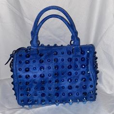 Never Worn Blue Bags, Blue And Silver, Color Blue, Bag Lady, Handbags, Silver, Women Shopping, Blue, Color