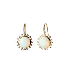 Cosmic Ethiopian Opal Earrings Gold Diamond Gemstone Earrings, Gold Diamond Earrings With Gemstones, Yellow Gold Sterling Silver Earrings With Gemstone, Yellow Gold Gemstone Round Earrings, Fine Jewelry Yellow Gold Gemstone Earrings, Yellow Gold Gemstone Earrings Fine Jewelry, Yellow Gold Round Sterling Silver Earrings, Classic Diamond Gemstone Earrings, Yellow Gold Gemstone Diamond Drop Earrings