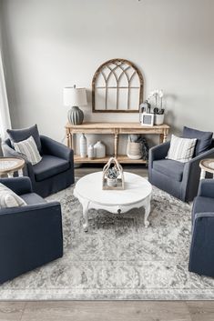 the living room is clean and ready to be used as a furniture store or apartment