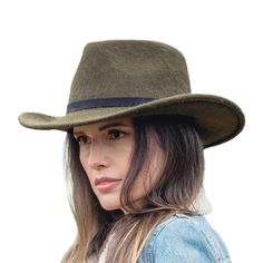 PRICES MAY VARY. Enjoy your everyday look with the Melbourne Alpaca and Wool felt womens hat or mens hat crushable, an embodiment of timeless class blended seamlessly with practicality for the modern adventurer With a tear drop design, crowned with a commanding 4” (10 cm) height and featuring a 3” (7.5 cm) brim, ensures you're noticed for your bold style. Excellent insulating properties for cold weather, impressive warmth, and exceptional durability Offers exceptional comfort of the Alpaca and w Adjustable Green Hat Band For Fall, Classic Green Everyday Hat, Fall Hats For Women, Fall Outfits With Hats, Fedora Hats For Women, 2025 Spring, Womens Hats, Mens Hat, Fedora Hat Women