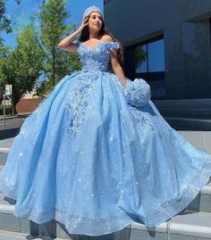 Difficulty: Difficult

Ball Gown Off The Shoulder Sequin Quinceanera Dresses 3d Floral Sweet 16 Dress Cinderella Quince, Baby Blue Quinceanera, Robes Quinceanera, Blue Quinceanera Dresses, Dresses Sweet 16, Quinceanera Dresses Red, Quinceanera Themes Dresses, Cinderella Theme, Girls Ball Gown