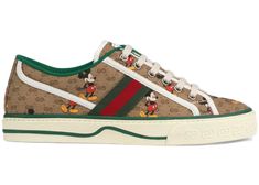 Buy and sell StockX Verified Gucci shoes on StockX including the Gucci 1977 Tennis x Disney (Women's) and thousands of other sneakers with price data and release dates. Nude Sneakers, Gucci Ace Sneakers, Gucci Store, Gucci Gifts, Sneakers Jordans, Shoes Sneakers Jordans, Gucci Sneakers, Disney Clothes, Hot Sneakers