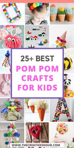 the 25 best pom pom crafts for kids