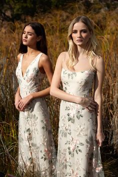 Drew by Jenny Yoo | Shop Online Now Fitted Illusion Neckline Bridesmaid Dress, Delicate Fitted Dress With Sweetheart Neckline, Delicate Fitted Bodice Sleeveless Dresses, Fitted Illusion Neckline Dress For Bridesmaids, Delicate Sleeveless Dress With Fitted Bodice, Wedding Dresses With Floral Embroidery And Fitted Bodice, Delicate Fitted Dress With Sheer Bodice, Floral Embroidered Wedding Dress With Fitted Bodice, Floral Embroidered Dresses With Fitted Bodice For Wedding