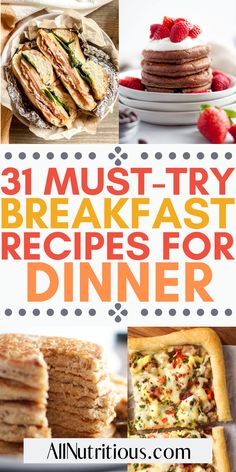 the top ten must try breakfast recipes for dinner