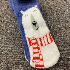 Super Soft And Cozy Polar Bear Socks. New With Tags, Never Worn. Size S/M. Great Gift! Cute Super Soft White Socks, Playful Soft White Socks, Cute Winter Non-slip Socks, Super Soft White Winter Socks, Cute Soft White Socks, Playful White Winter Socks, Fun White Winter Socks, Cozy Warm White Socks, Casual Warm Blue Socks