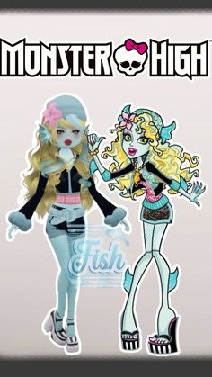 two cartoon dolls are standing next to each other