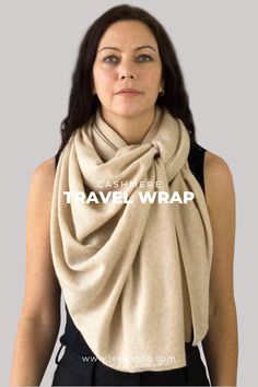 Add a touch of luxury to your travel wardrobe with this cashmere wrap.