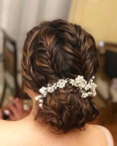 Traditional Spanish Hairstyles, Wedding Reception Hairstyles, Reception Hairstyles, Hair Style On Saree, Saved Images