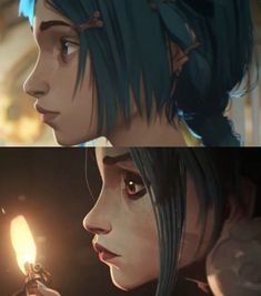 jinx/powder Young Powder Arcane, Powder Arcane Reference, Arcane Makeup, Powder Arcane, Arcane Wallpaper, League Of Legends Comic, Makeup Memes