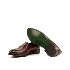 Cayuga Loafers - Q by QS Green Slip-on Loafers With Stitched Sole, Formal Green Moccasins With Leather Sole, Classic Green Moccasins For Formal Occasions, Classic Green Tassel Loafers For Formal Occasions, Green Dress Shoes With Rubber Sole For Office, Office Green Dress Shoes With Rubber Sole, Green Office Dress Shoes With Rubber Sole, Green Slip-on Moccasins For Business, Green Leather Sole Slip-on Moccasins