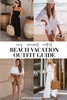 the beach vacation outfit guide for women