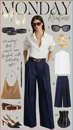 Weekend Getaway Outfits, Navy Clothing, Outfit Building, Lawyer Outfit, Wardrobe Makeover, Corporate Style, Trendy Fall Outfits