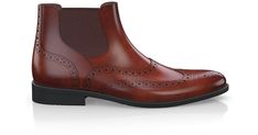 Men`s Brogue Ankle Boots are handcrafted by individual order. Upper material is made by leather, premium leather. Insole and lining materials - leather. Your new shoes will be handcrafted especially for you and delivered for free to your home or office in 1-2 weeks. Included option for free return and remake if the shoes do not fit.Only now all this is available at an exclusive price of $215.00.Proceed with you order now.