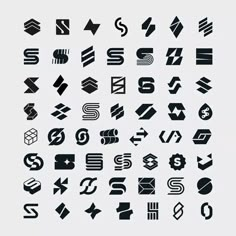 the different shapes and sizes of logos