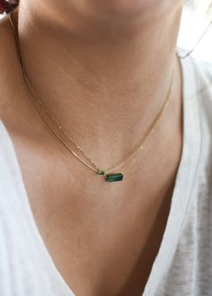 Tiny 14k Gold Jade Pendant Necklace Dainty Gold Filled - Etsy Colorful Pendant Necklace, Jade Jewelry Necklaces, Necklace With Stones Gemstones, Dainty Jade Necklace, Layered Gold Necklaces, Dainty Silver Necklace, Silver Bar Bracelet, Gemstone Bar Necklace, Gold Layered Necklace