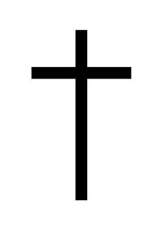 a black and white photo of a cross